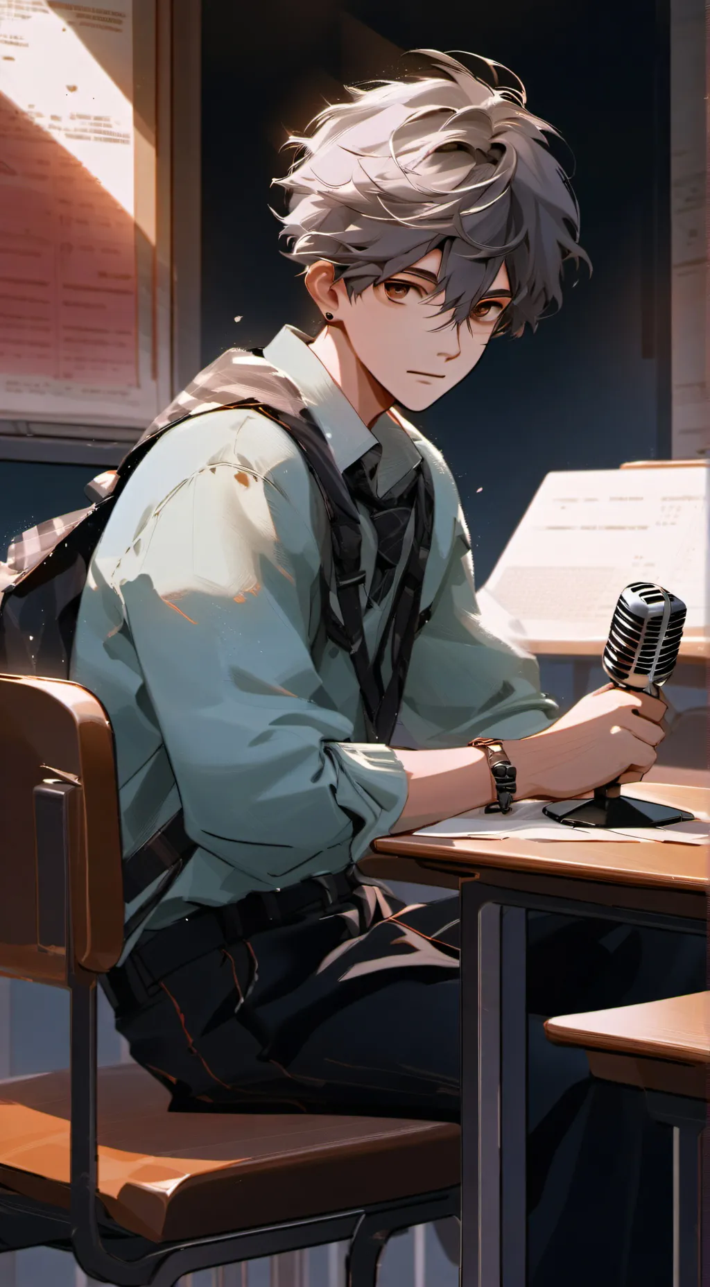 ai character: spelling bee 🐝 background