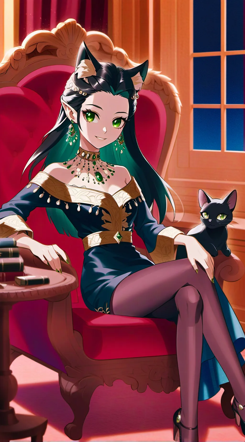 ai character: Nice family background