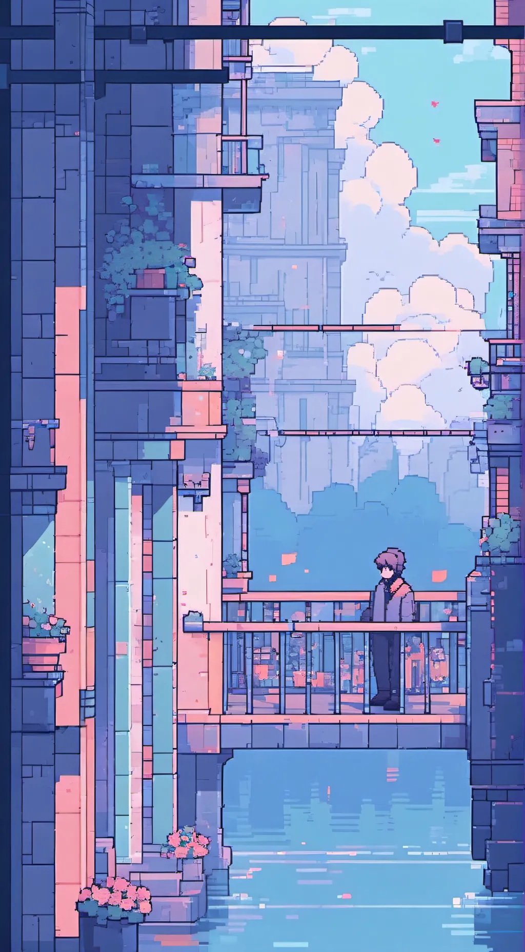 ai character: CH Christmas  background