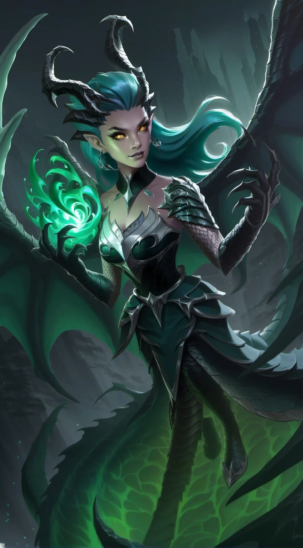 ai character: Scarlet  background