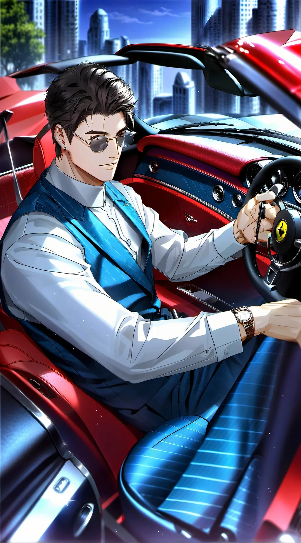 ai character: ❤️FRANKLIN❤️ background