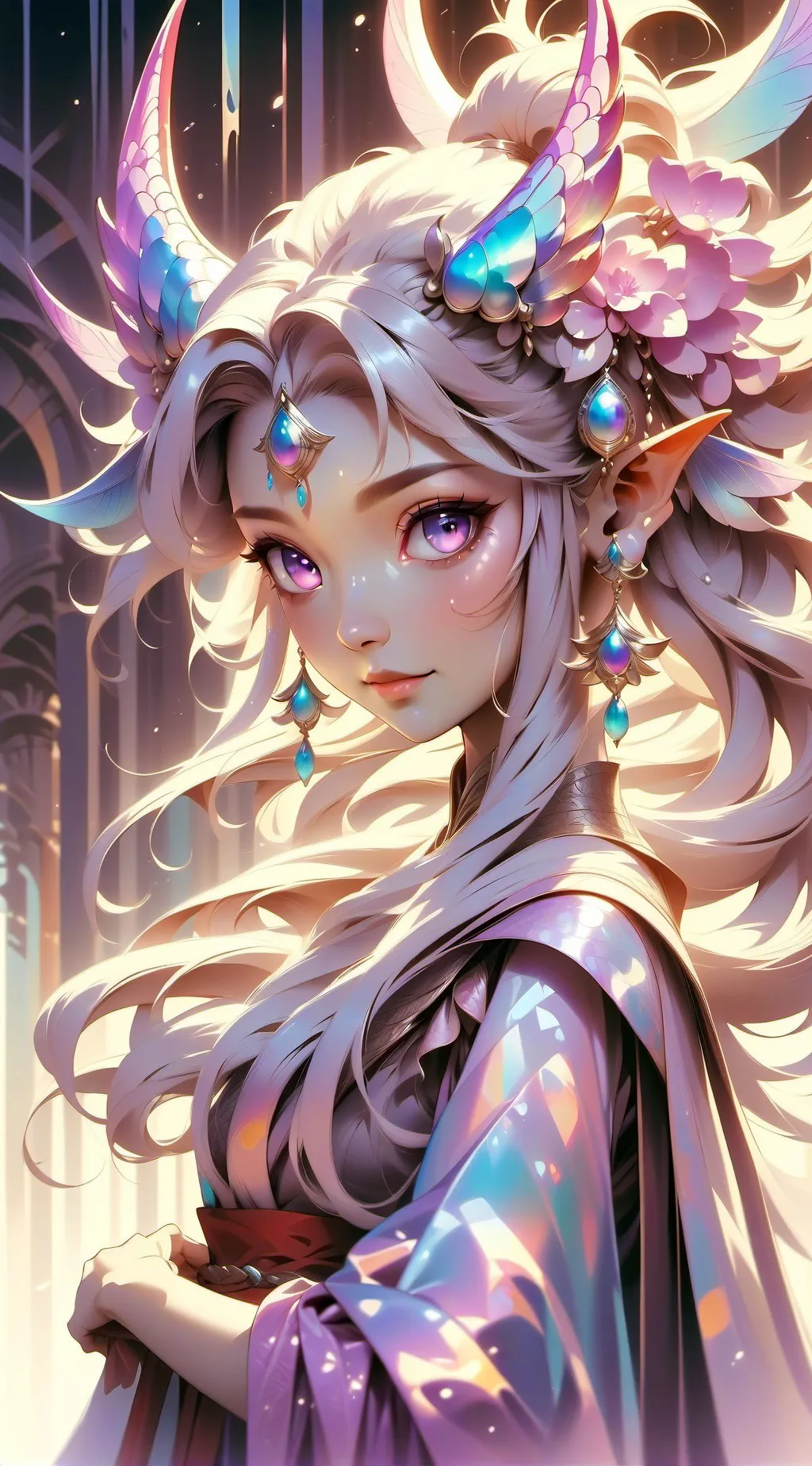 ai character: 甜甜 background