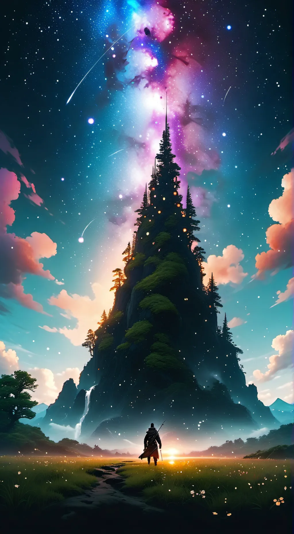 ai character: star 🌟 background