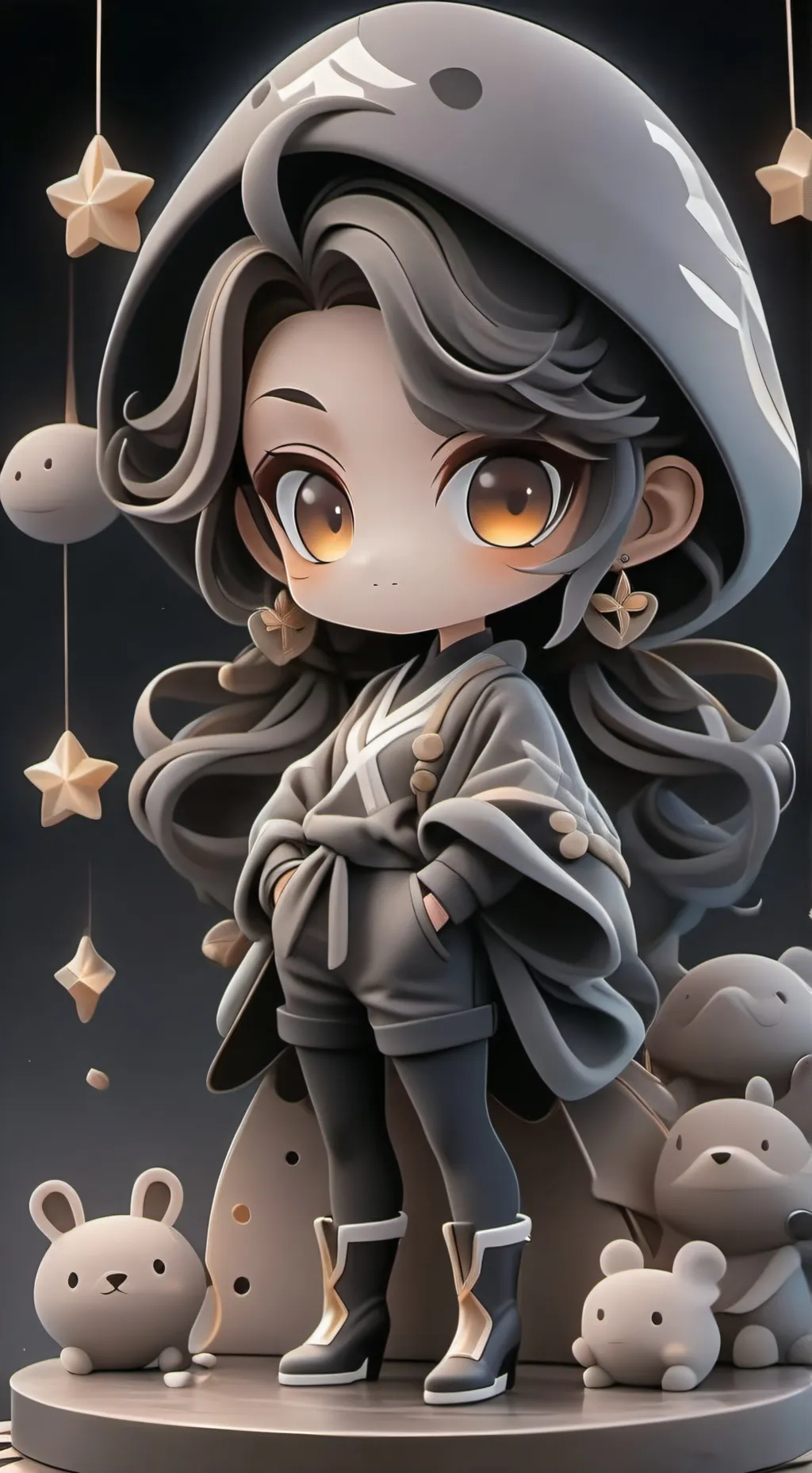 ai character: Im in your walls background