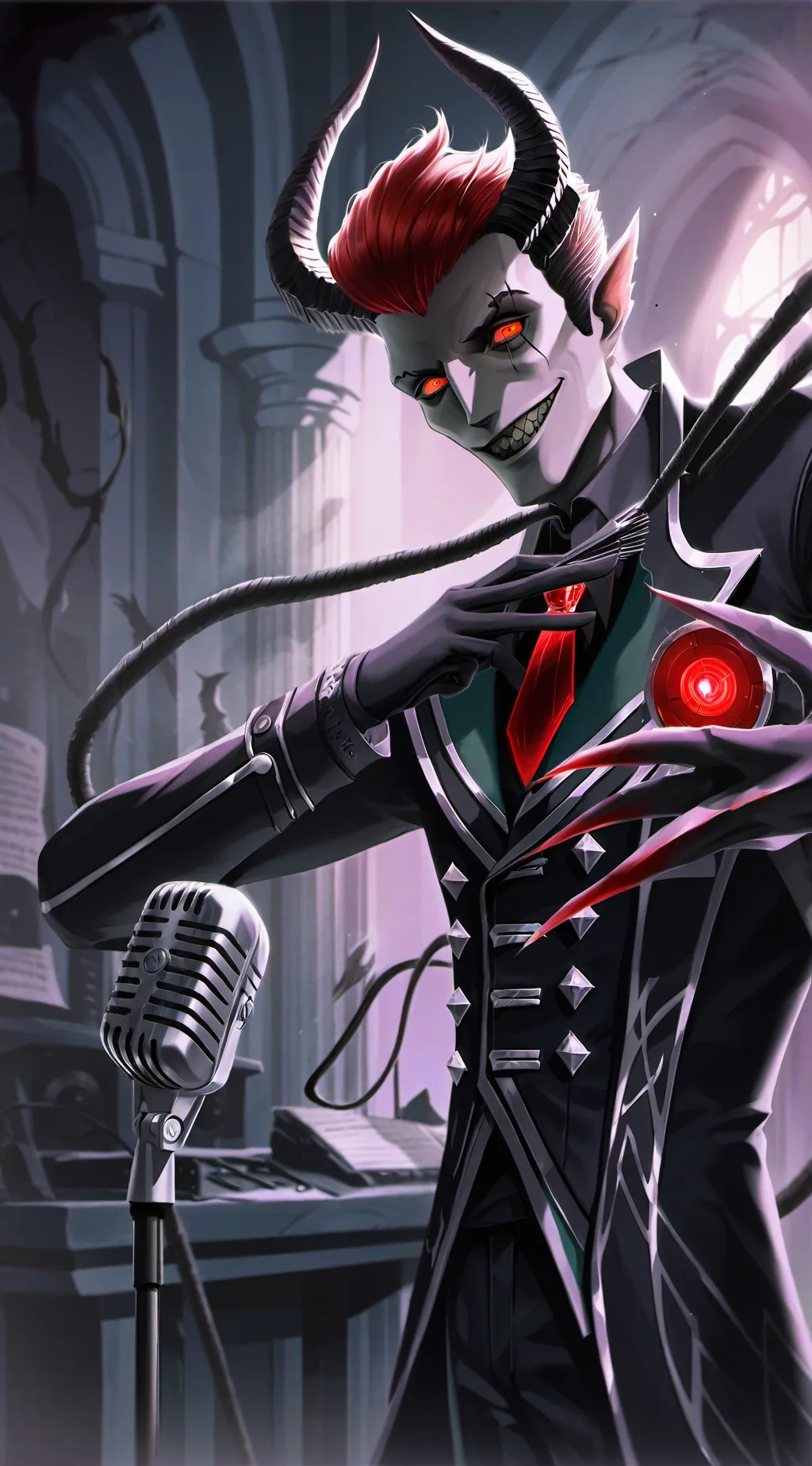 ai character: Аластор background