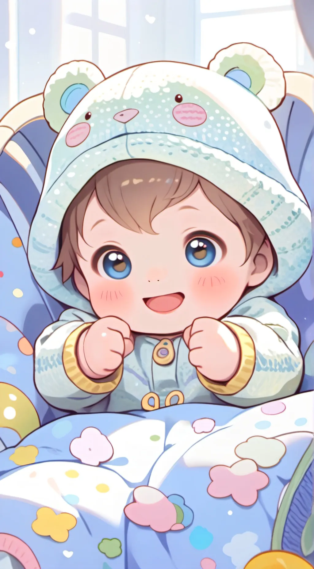 ai character: Baby, Emily you. background