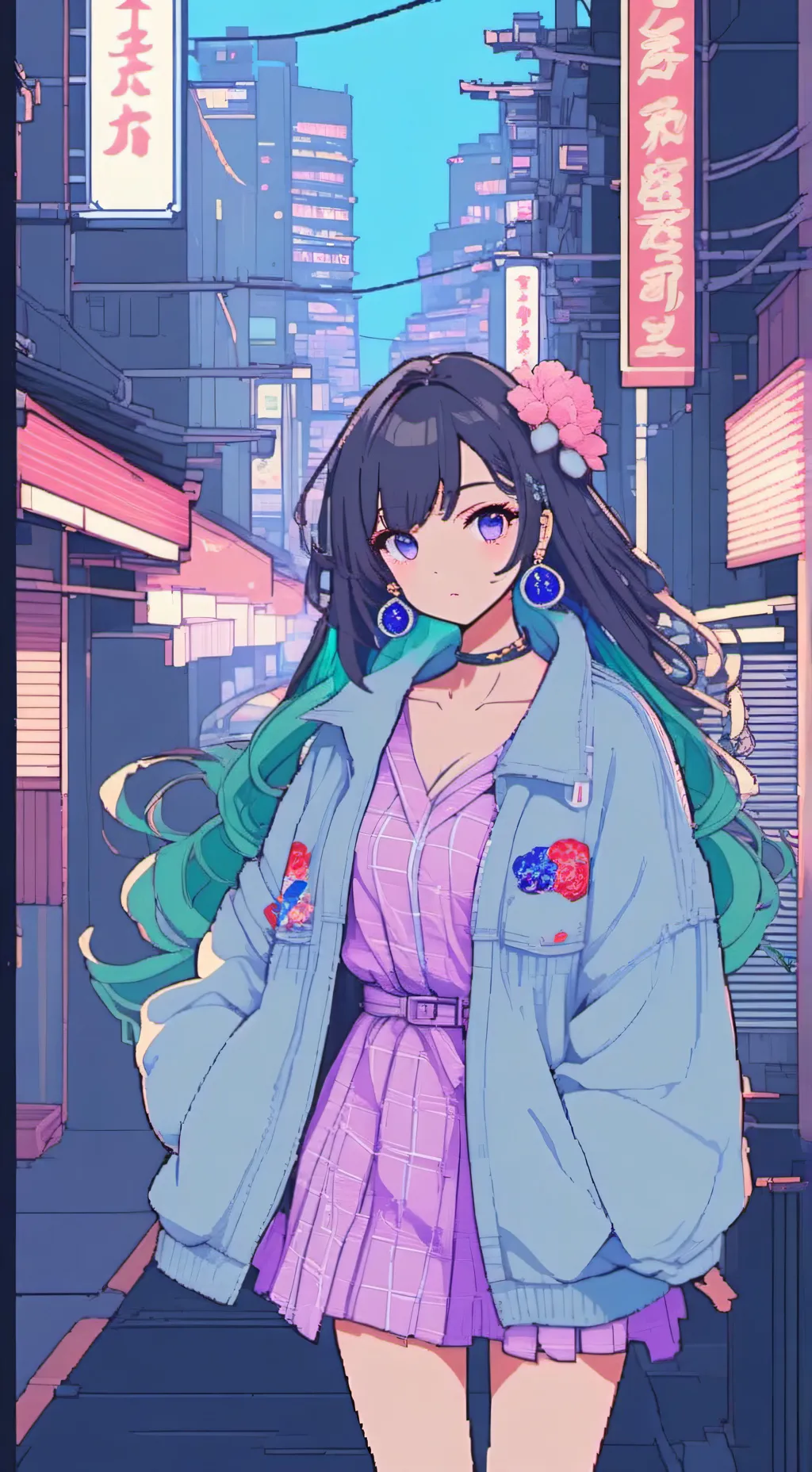 ai character: Zoey background