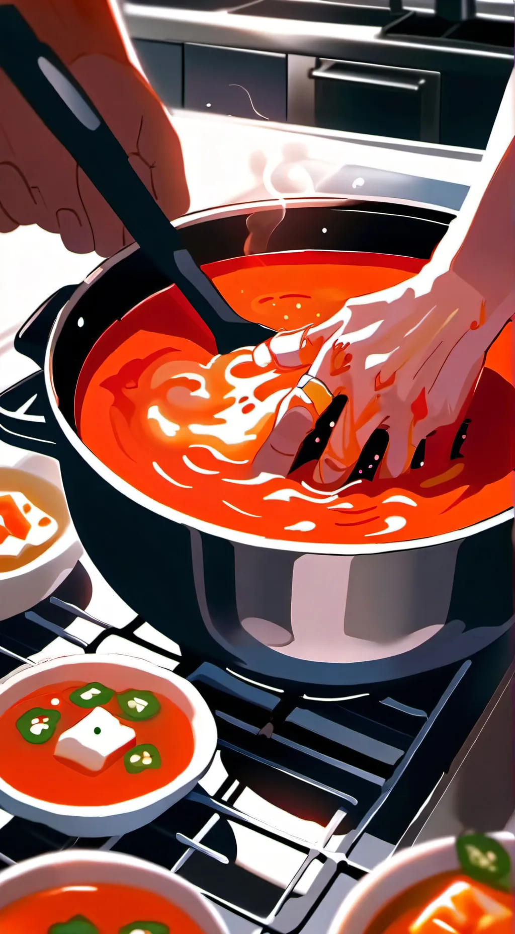 ai character: soup idiot background