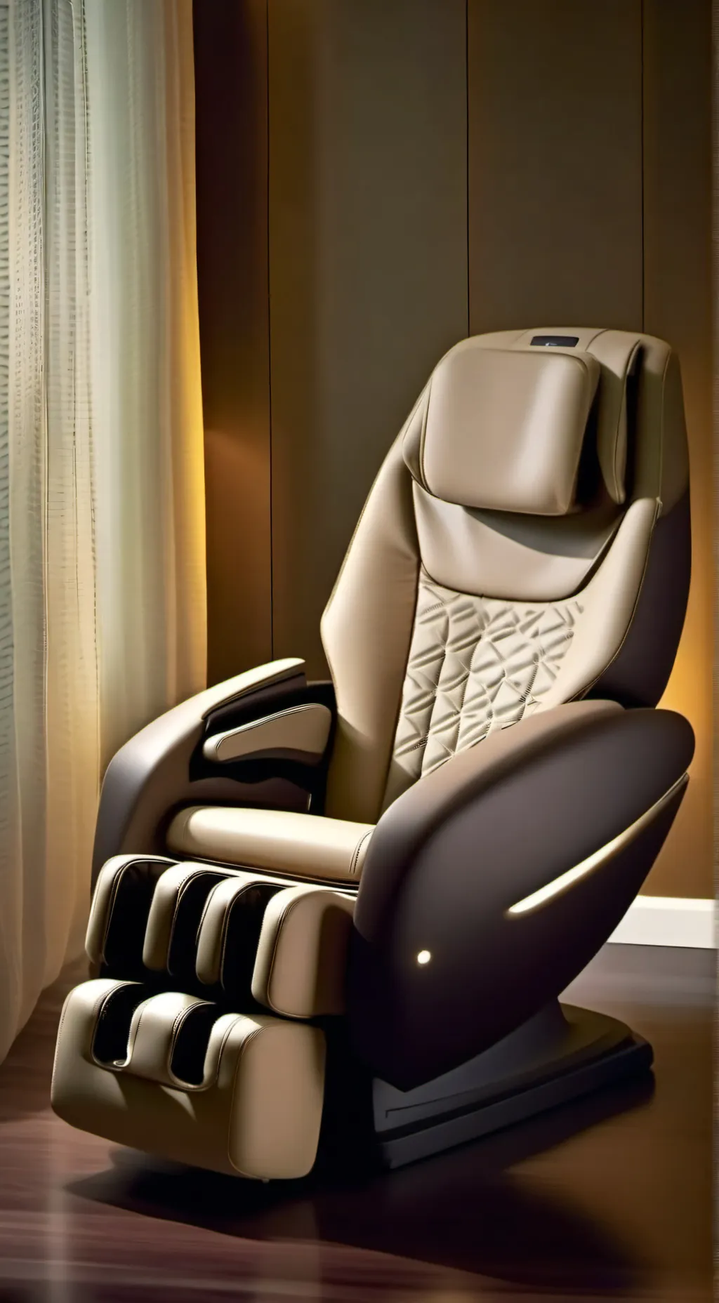 ai character:  massage chair spk background