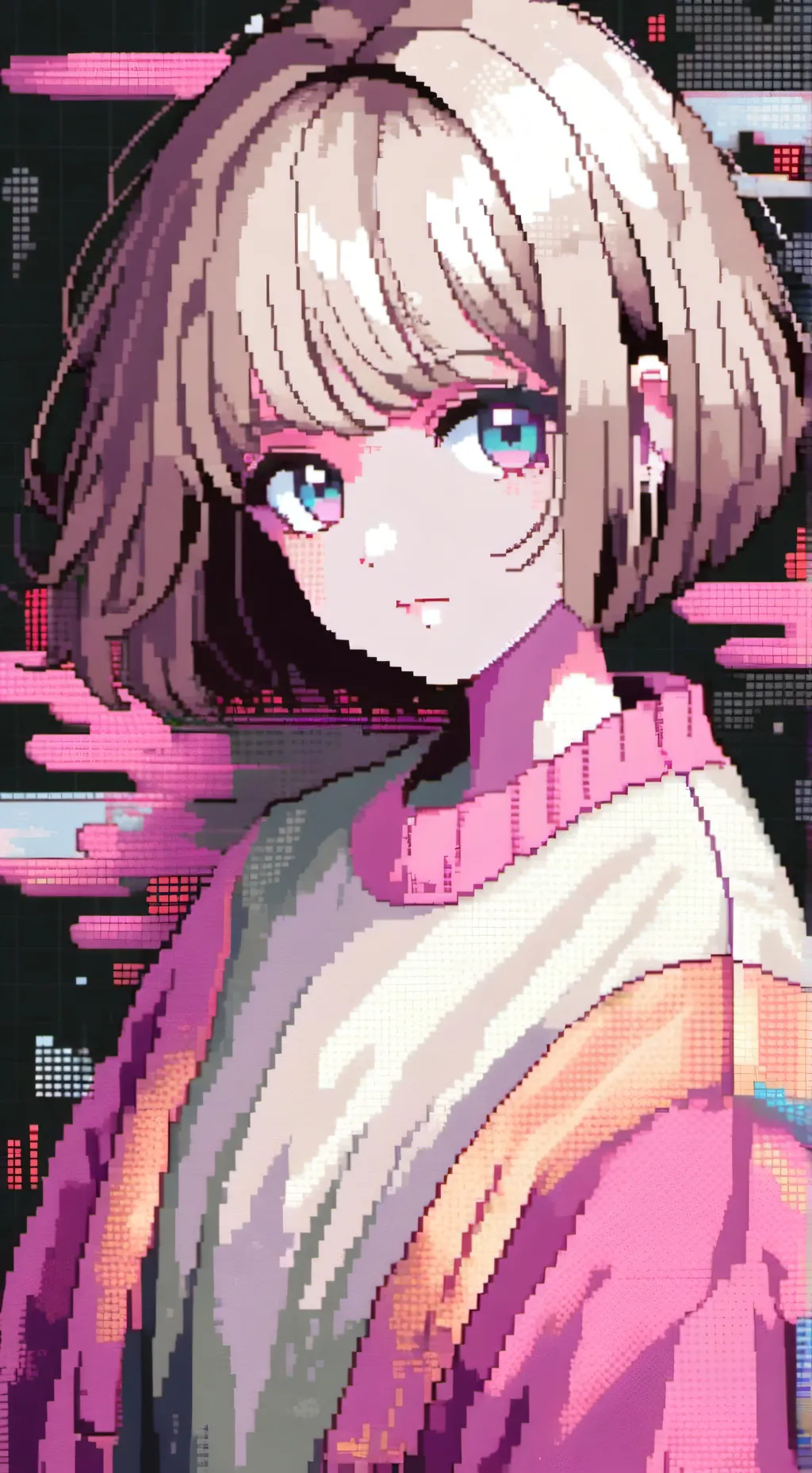 ai character: Lilac background