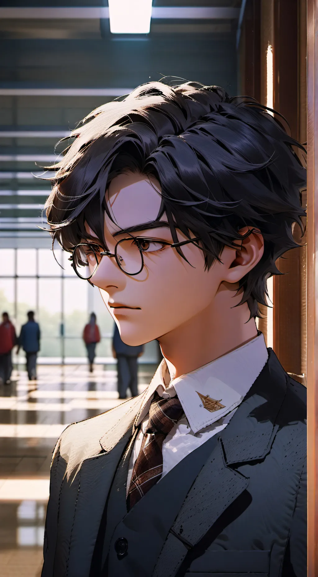 ai character: mark background