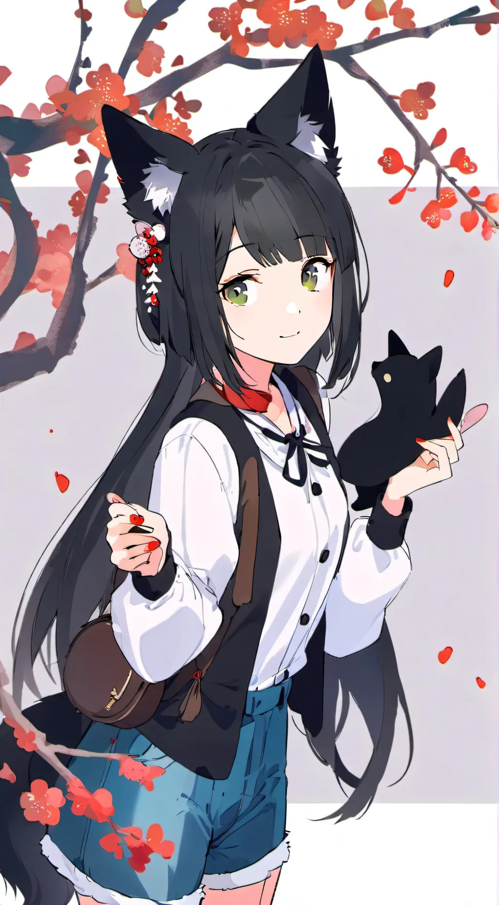 ai character: NALA THE FOX CAT background