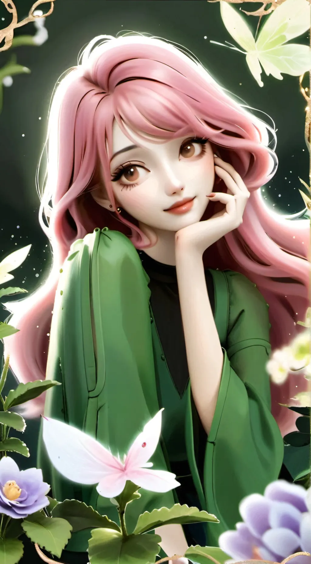 ai character: PICK MEEE background