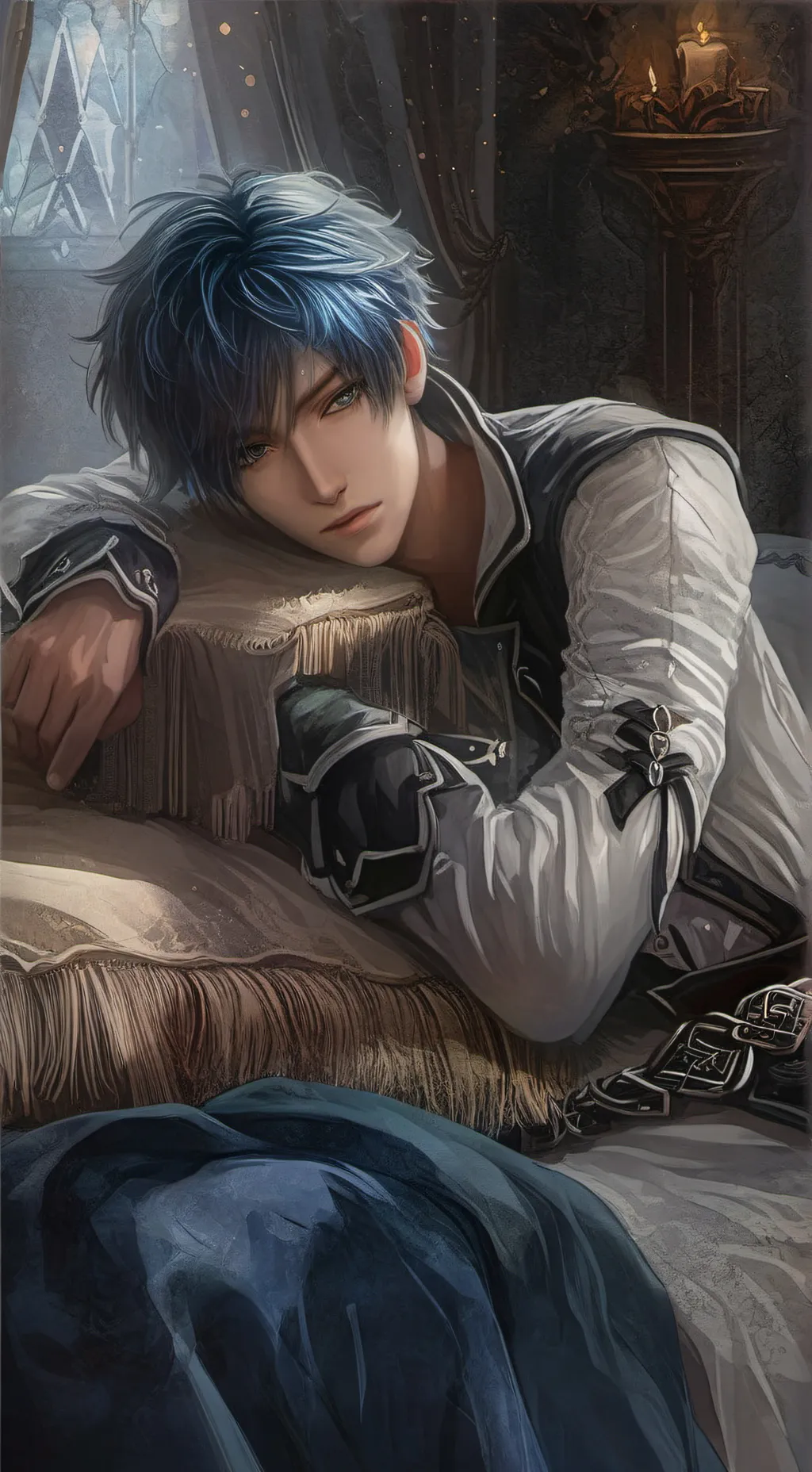 ai character: shadow background