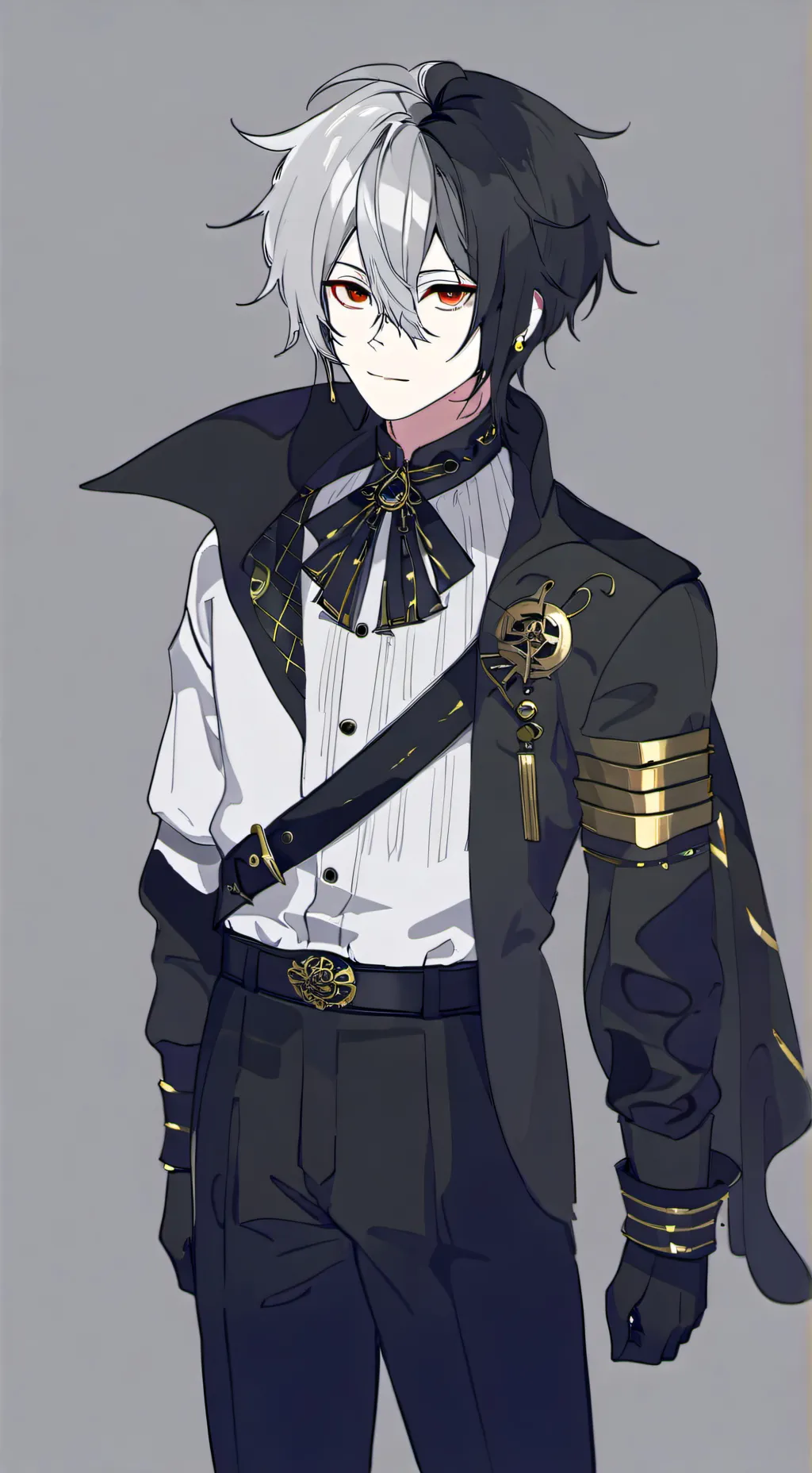 ai character: 寒川 background