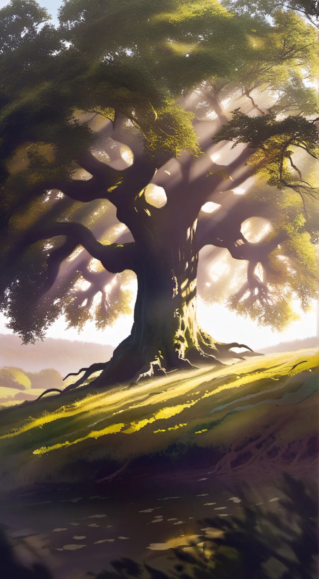 ai character: Value in the void background