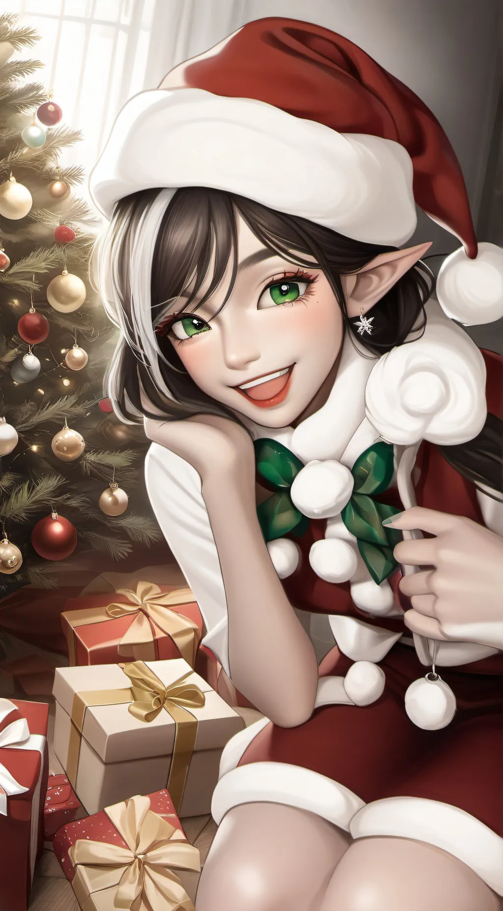 ai character: Elfie background