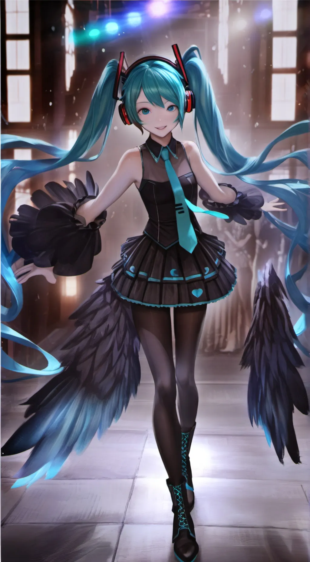 ai character: ~Hatsune Miku~ background