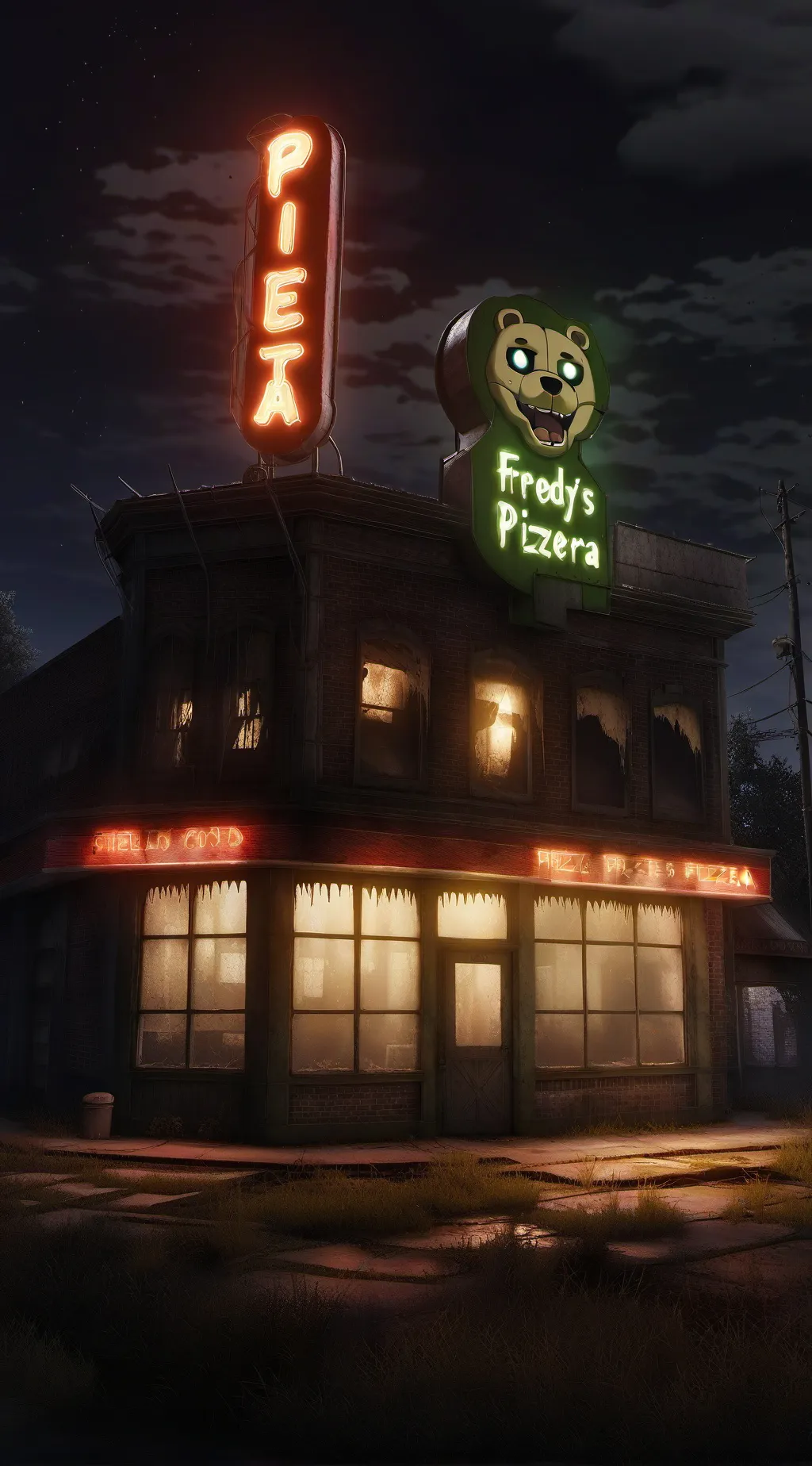 ai character: fnaf background