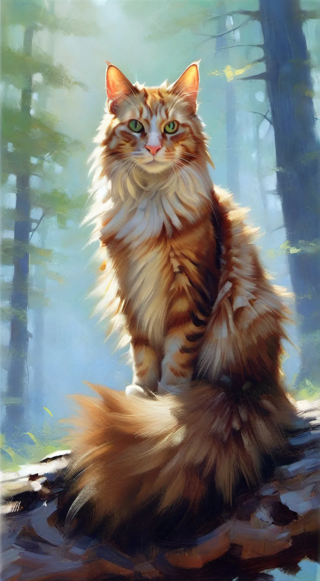 ai character: Furry kindom background