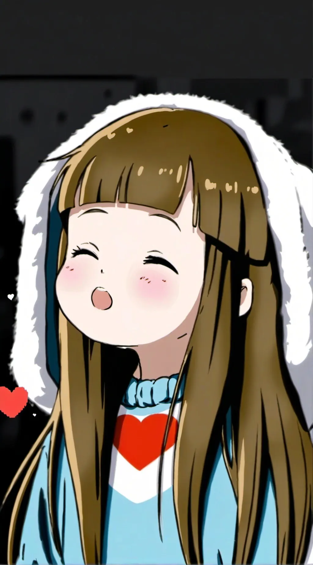 ai character: ragazza a caso background