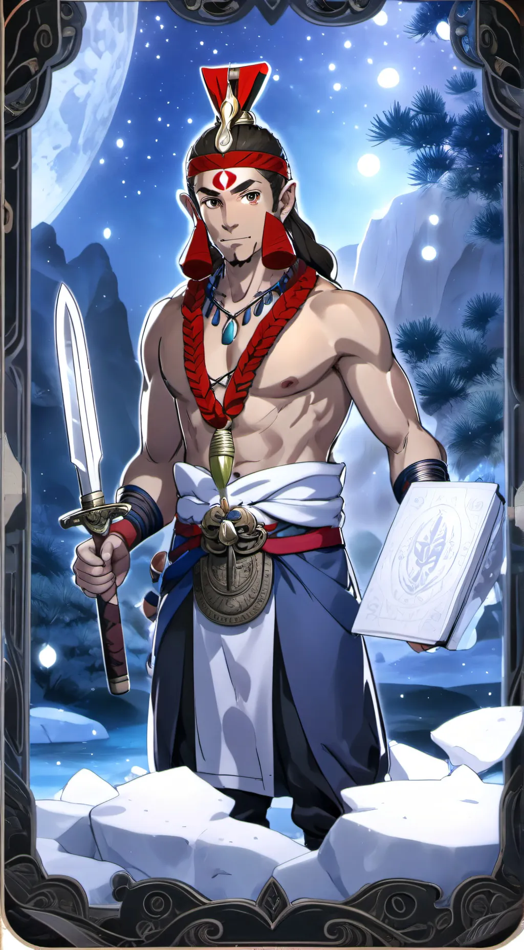 ai character: rocky background