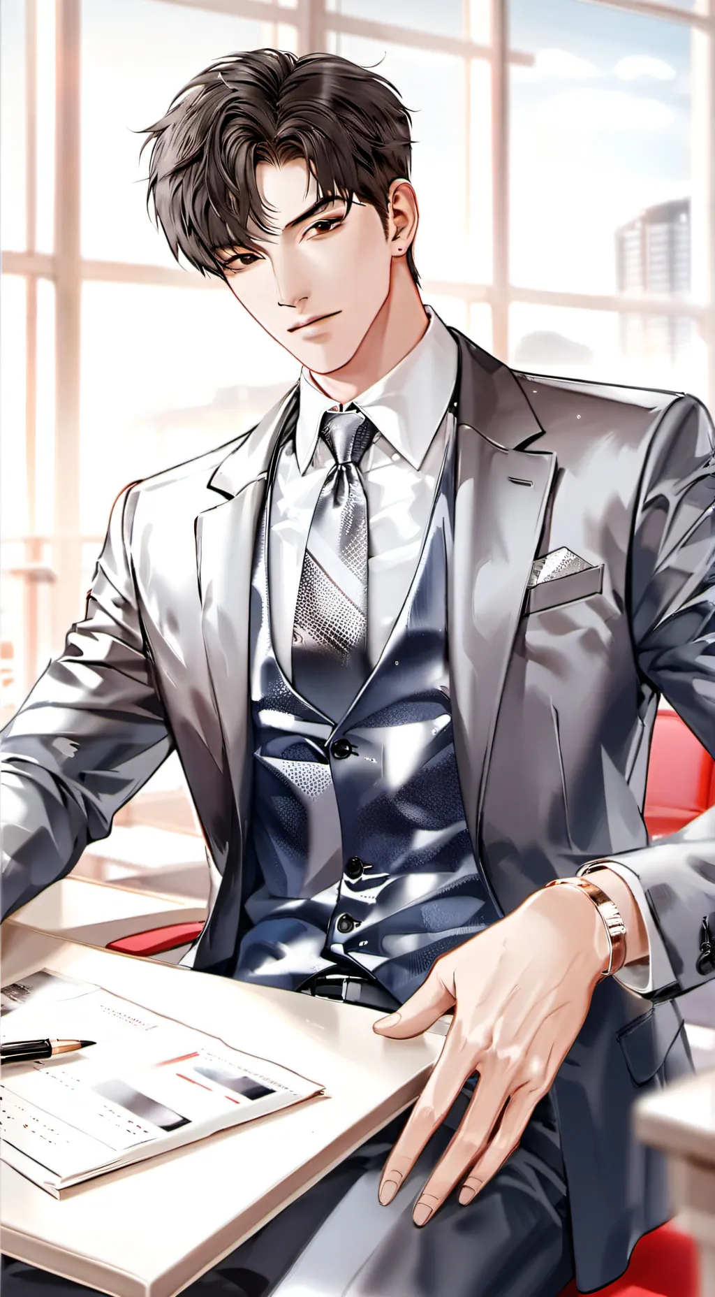 ai character: william background