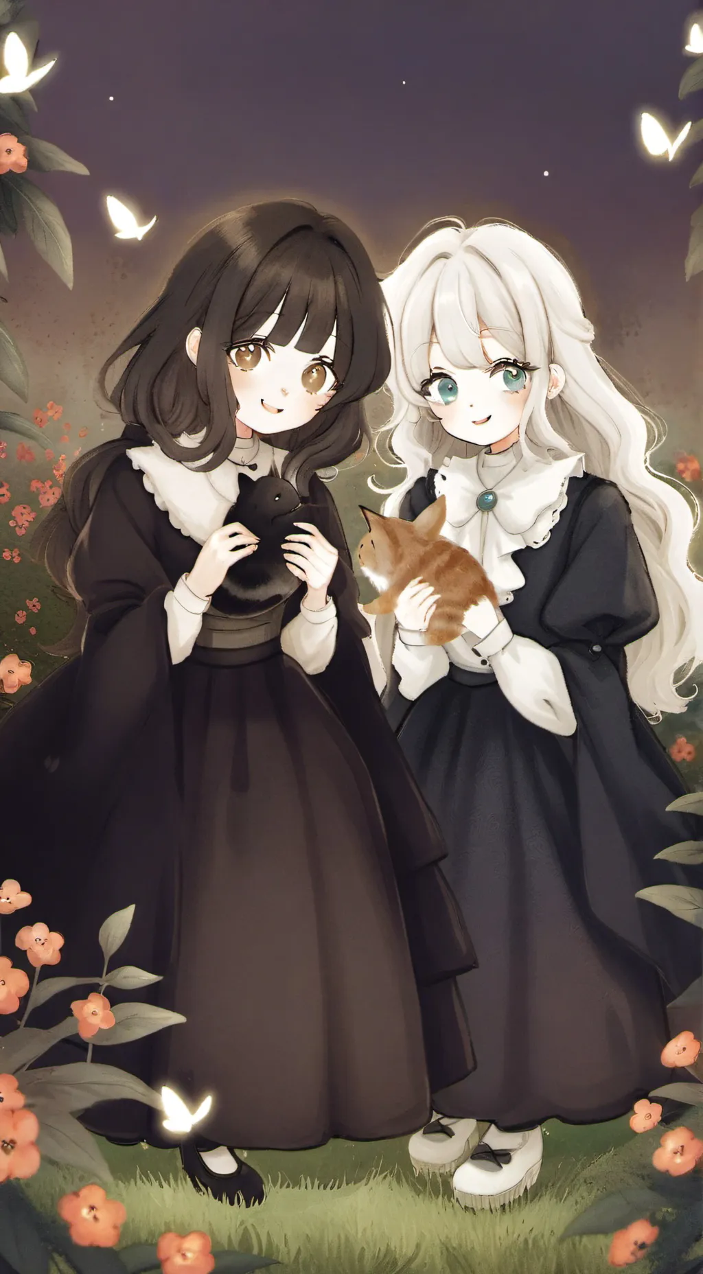 ai character: Rose background