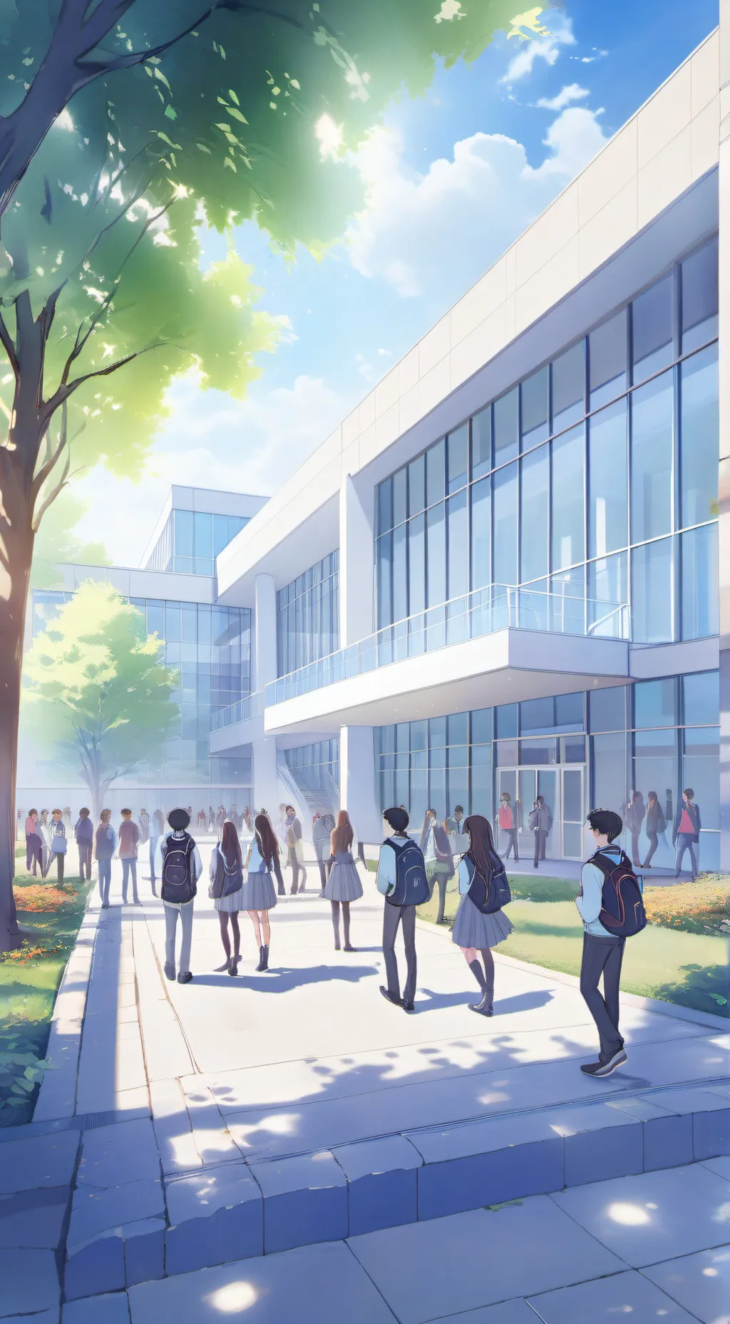 ai character: school  background