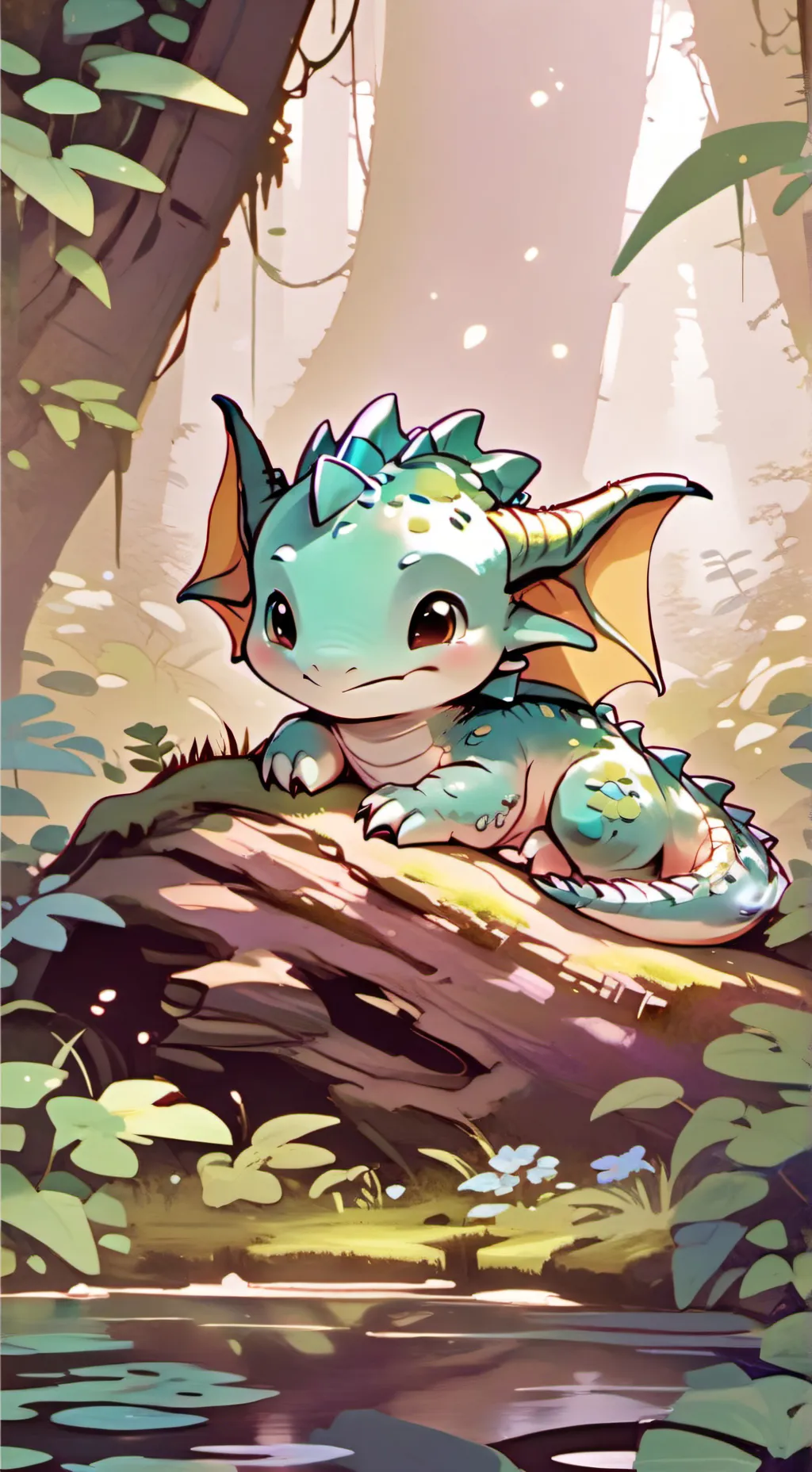 ai character: monstrinho background