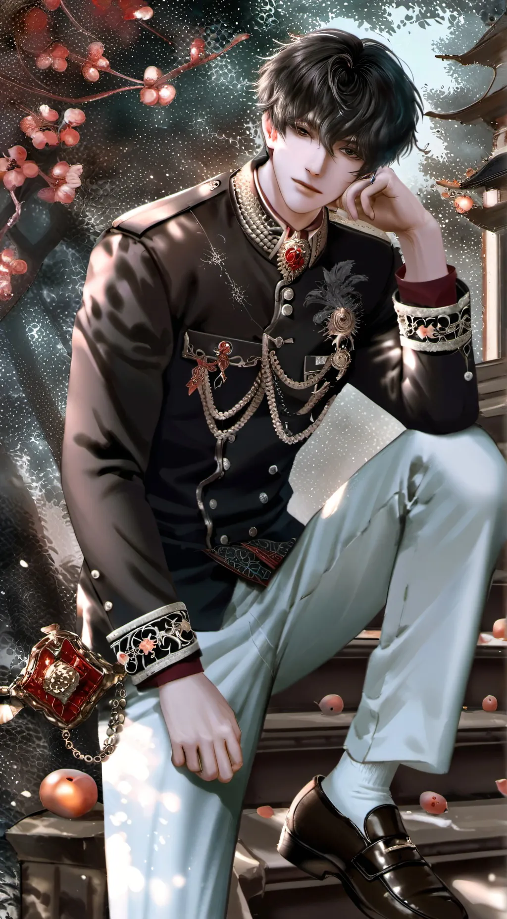 ai character: (1980) yandere sim background