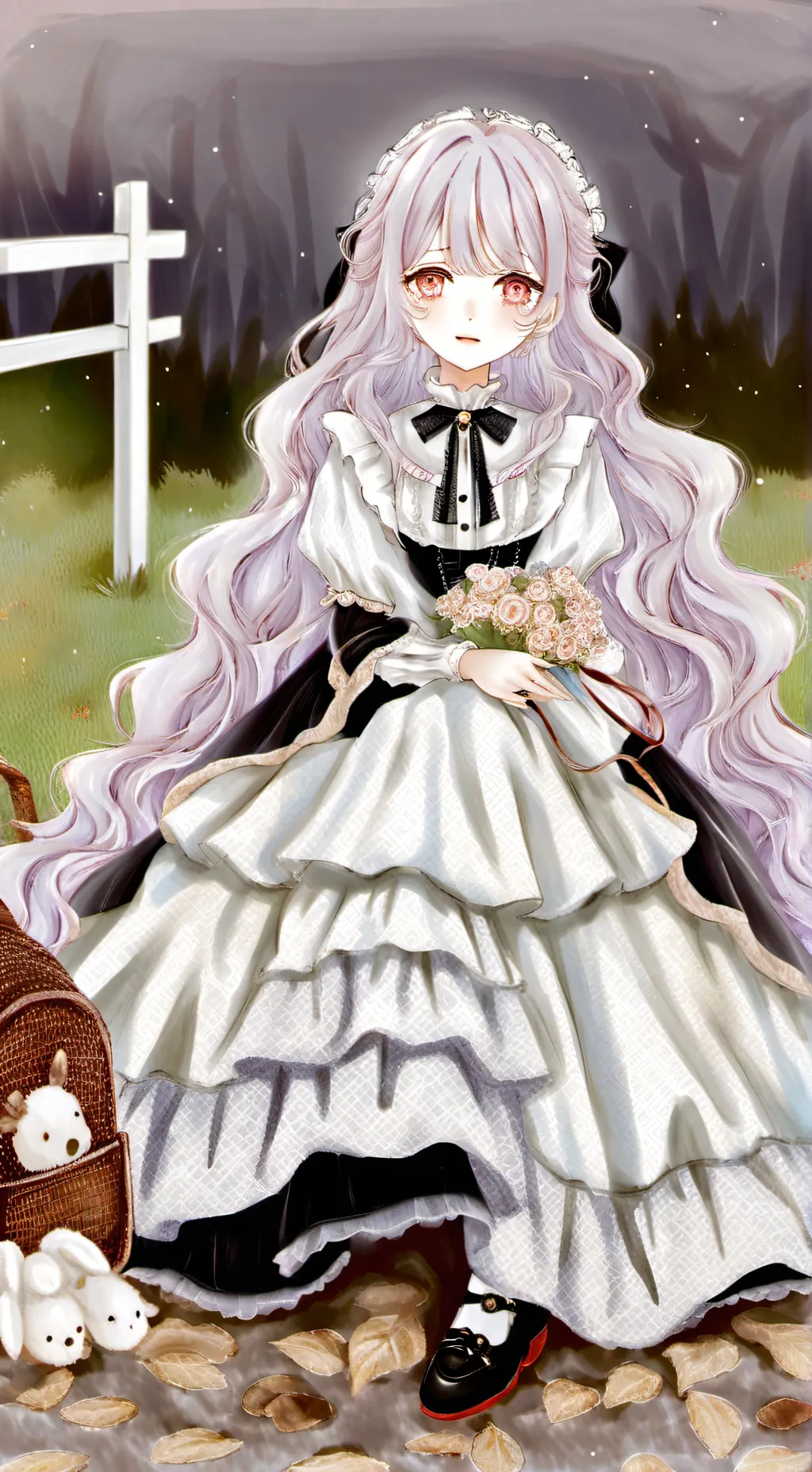 ai character: voilet background