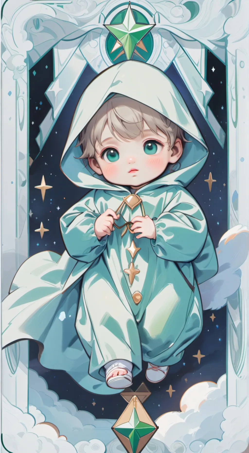 ai character: bebê de 1 minuto background