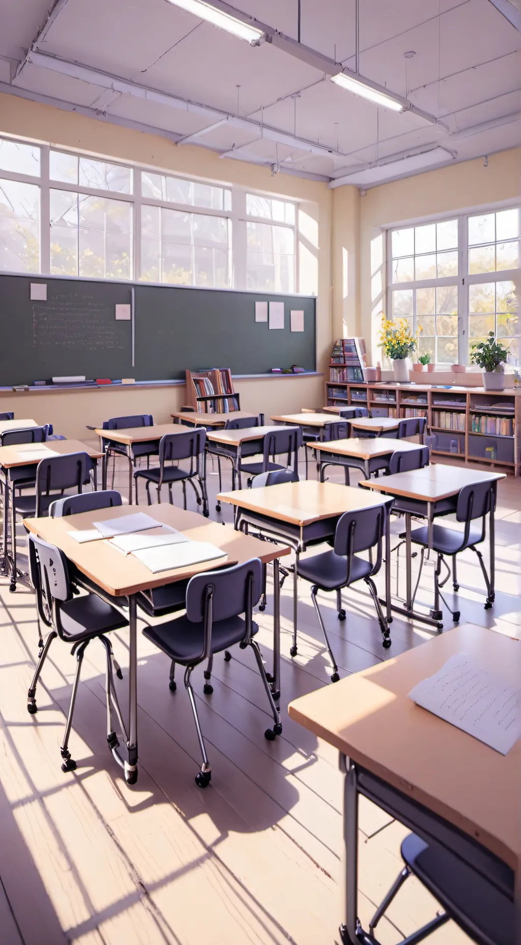 ai character: My class irl background