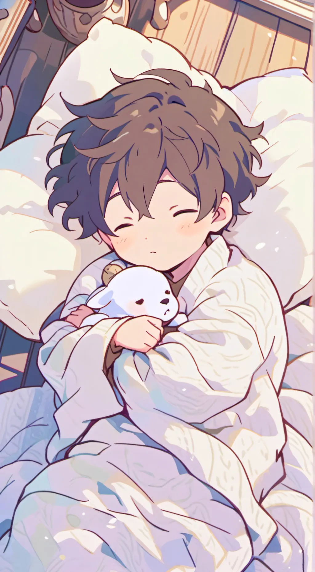 ai character: Pomni sees Jax nak background