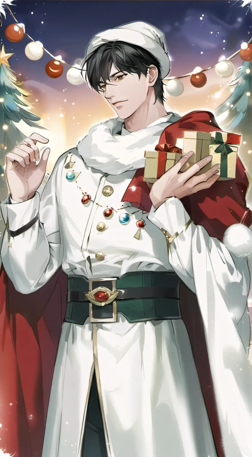 ai character: Santa (lucas) background