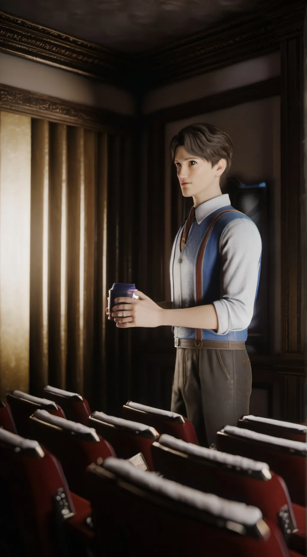 ai character: Blumhouse background