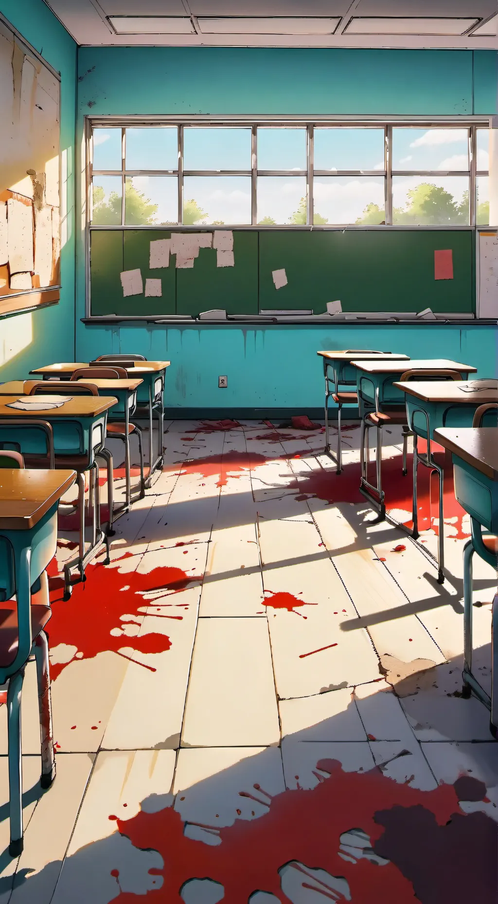 ai character: classe zombies 2 background