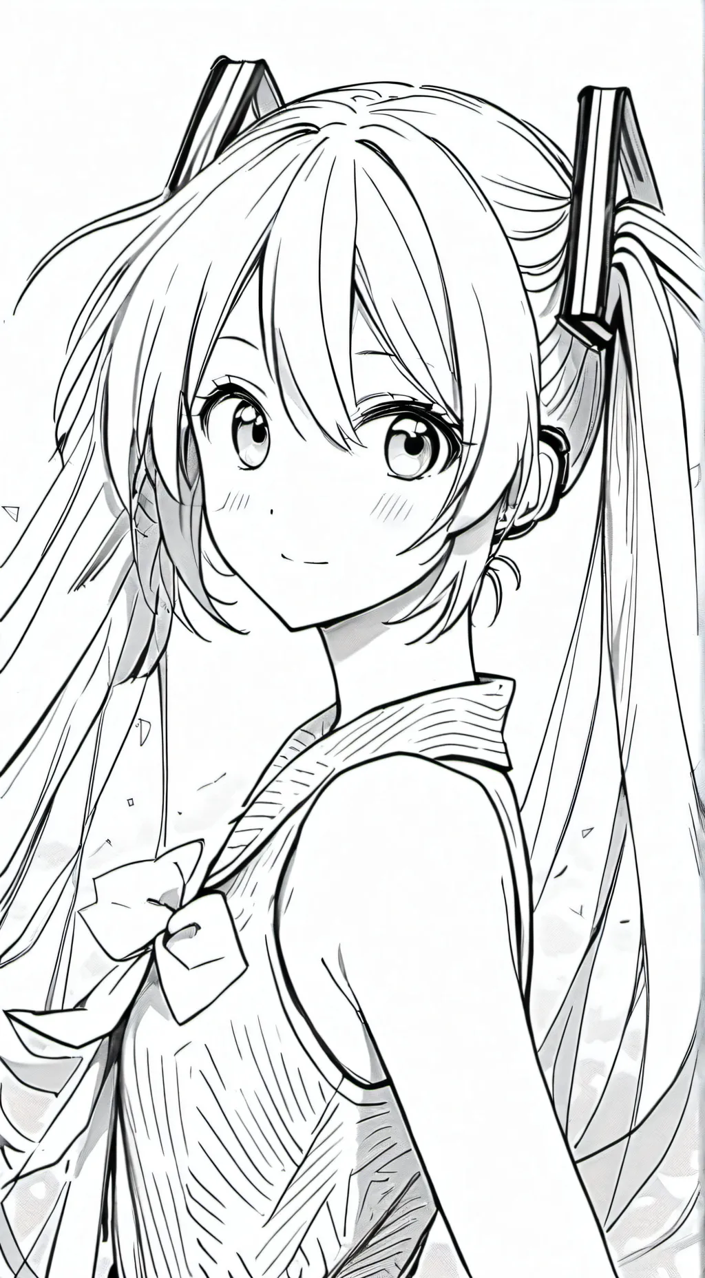 ai character: Hatsune miku background