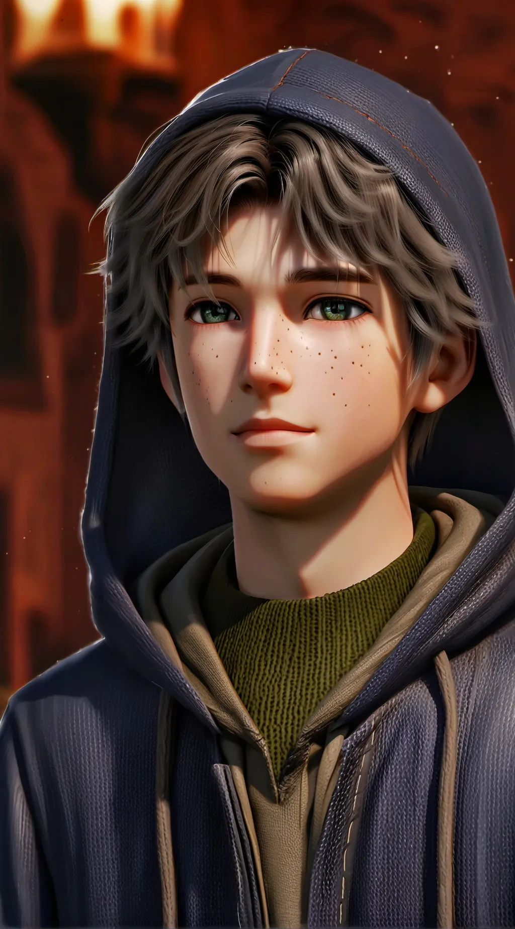 ai character: Josh landet background