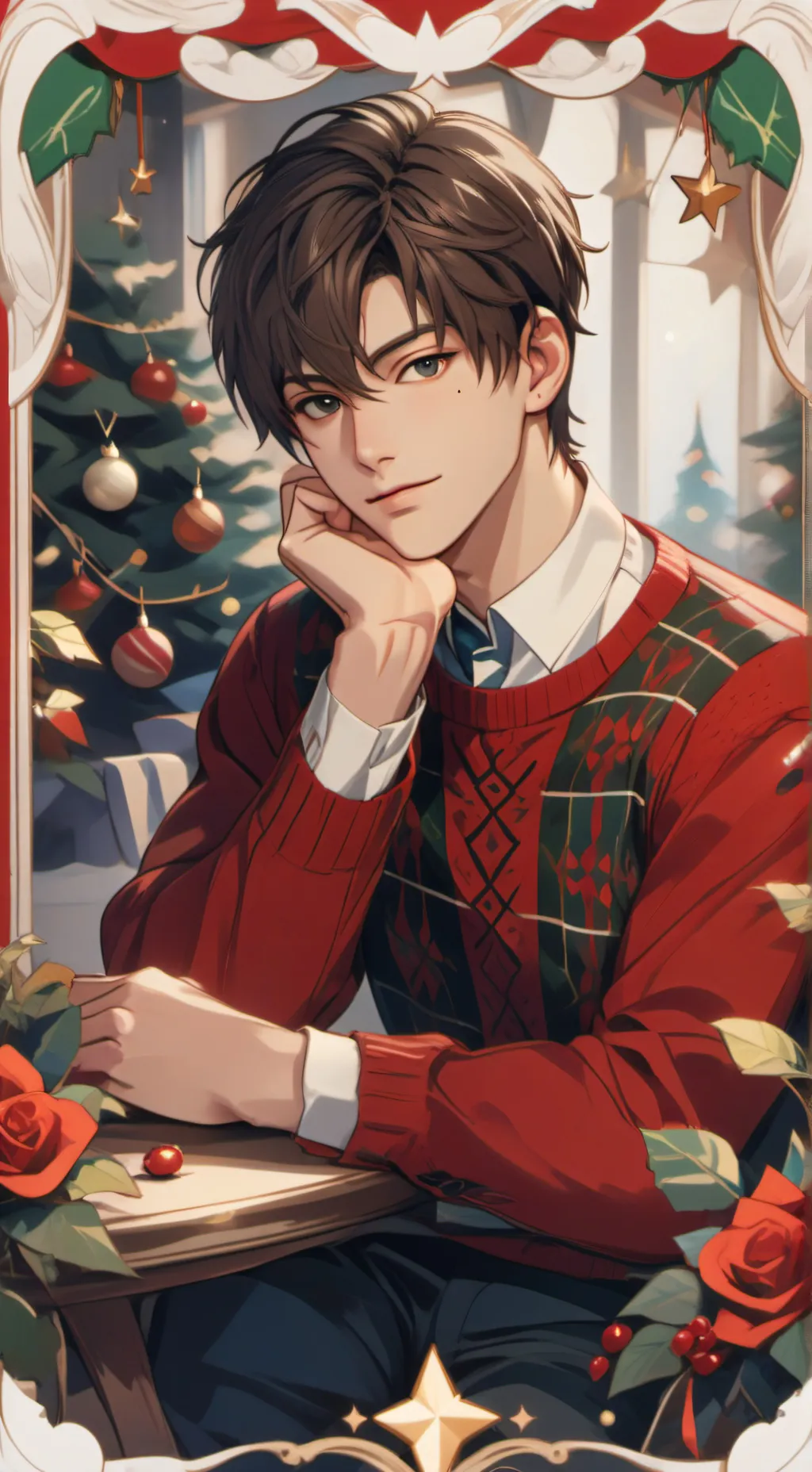 ai character: Luka❤️💚 background