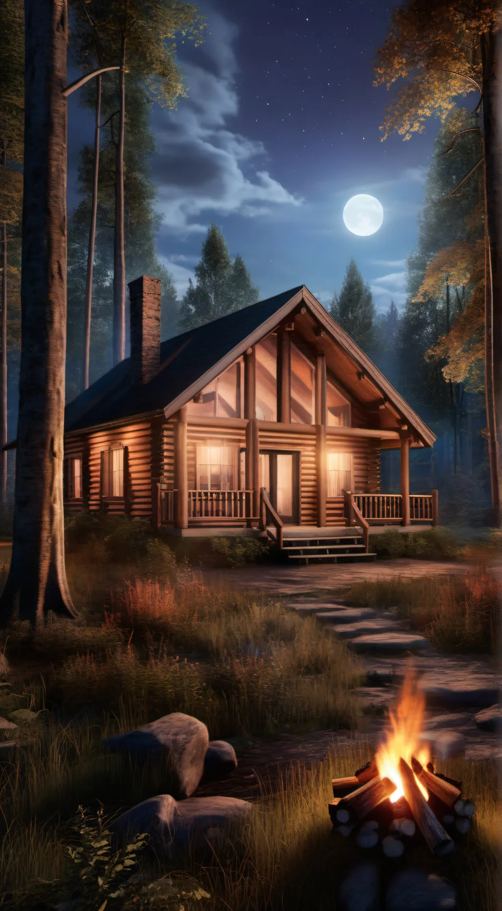 ai character: Forsaken sleepover background