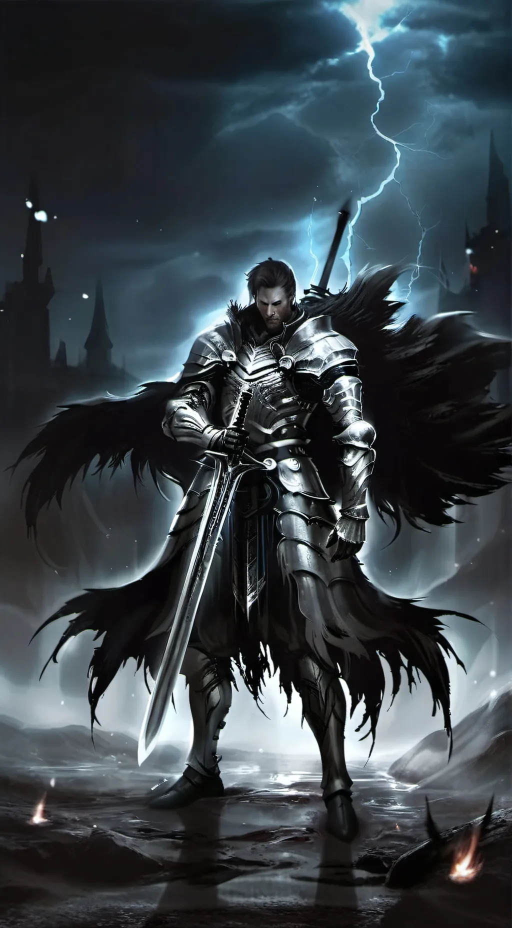 ai character: Commander jhon background