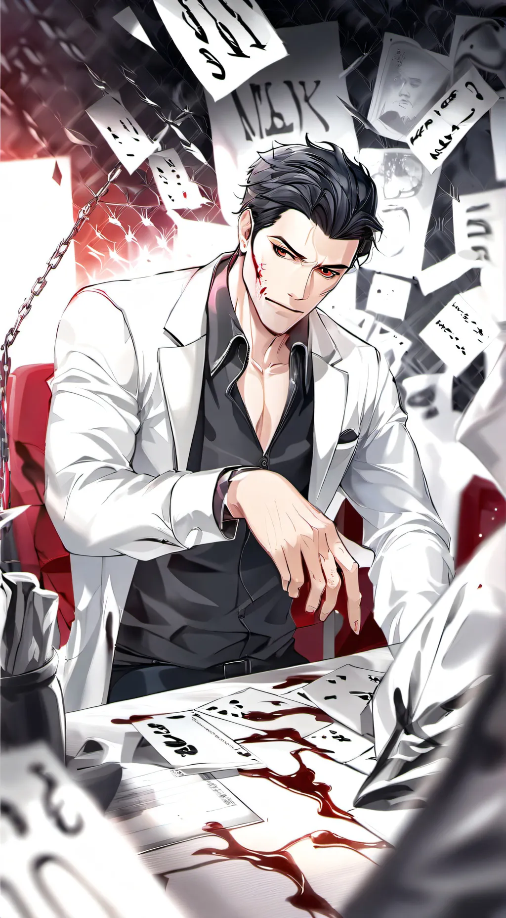 ai character: ~☆ƁŁĄẒ̌Ɛ☆~ background