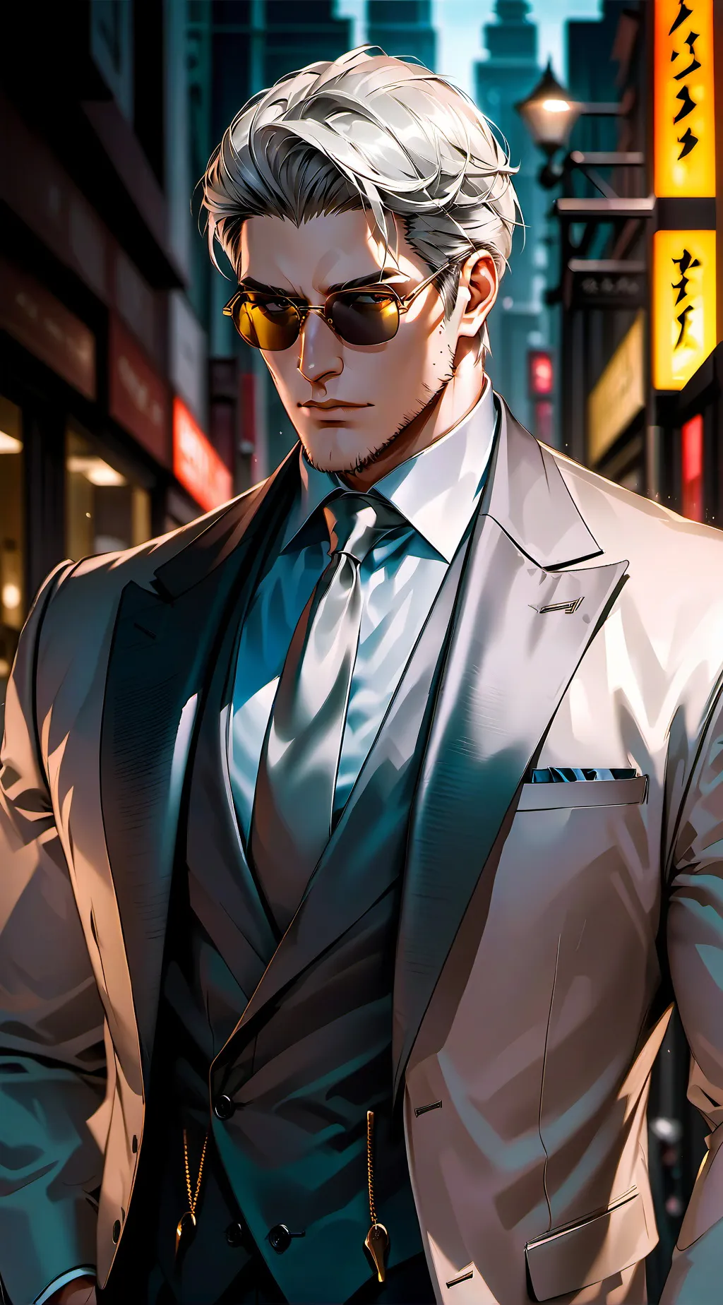 ai character: Stranger  background