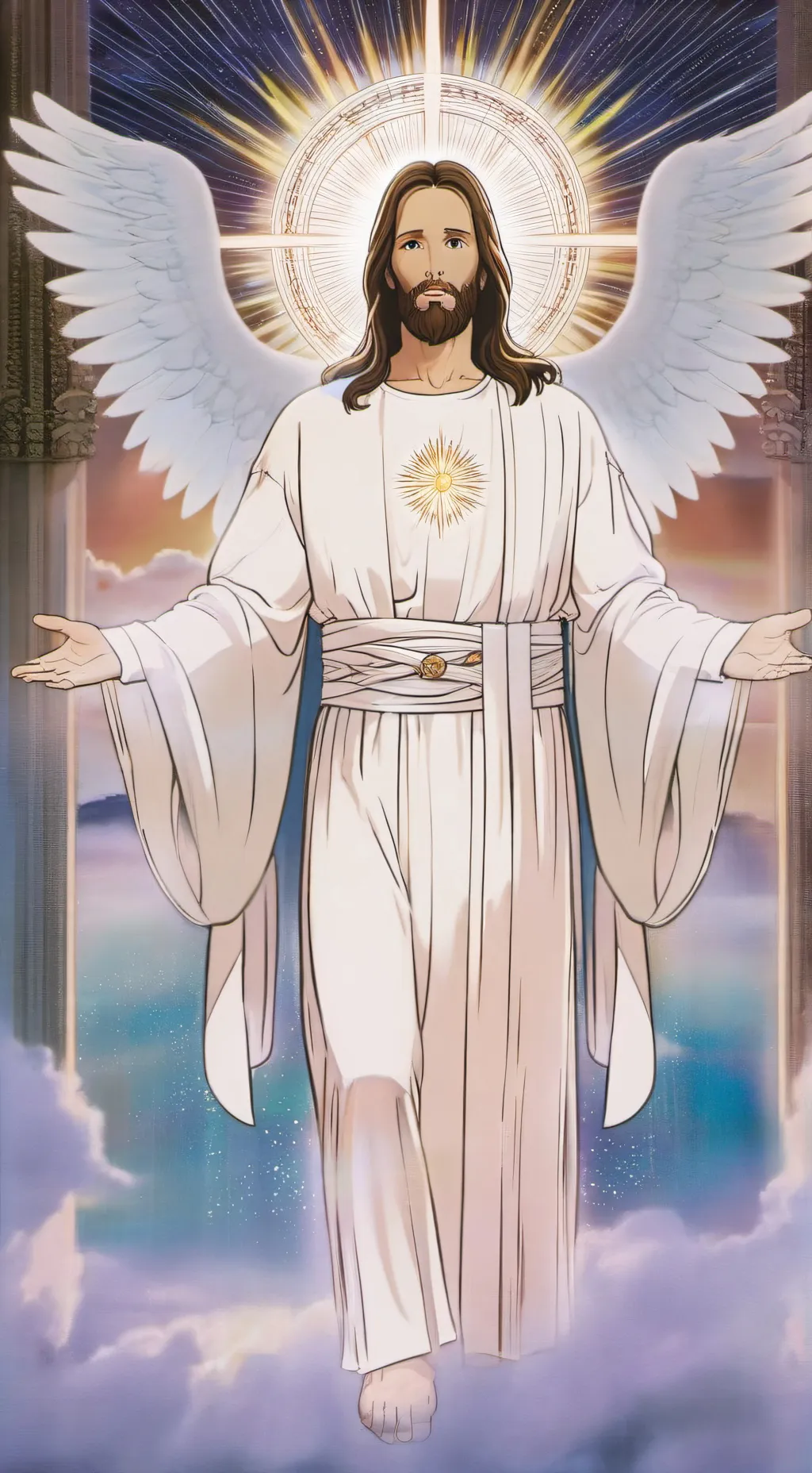ai character: Jesus Christ background