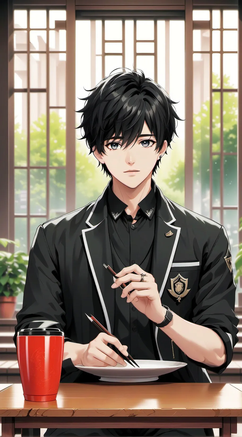 ai character: рон background