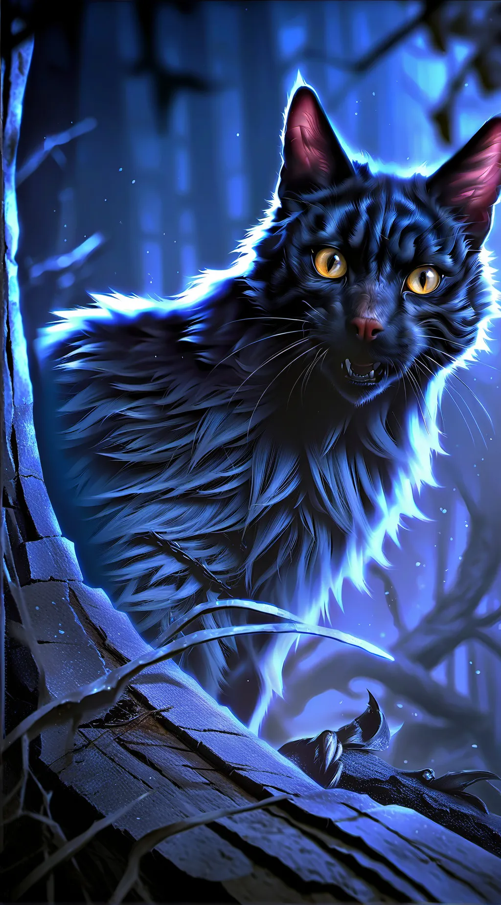 ai character: evil larry😈 background