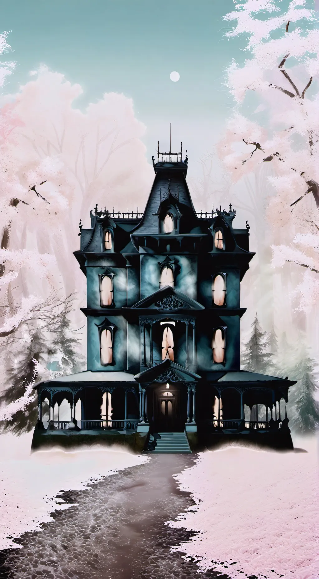 ai character: SMG6's Mansion  background