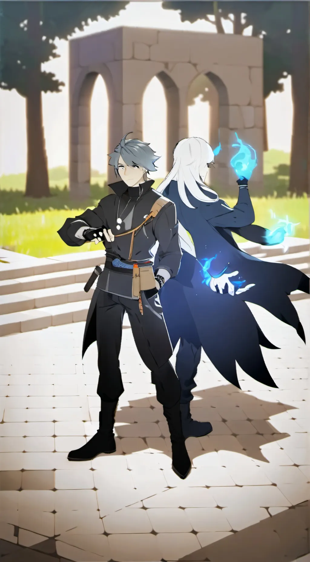 ai character: uwu cat  background